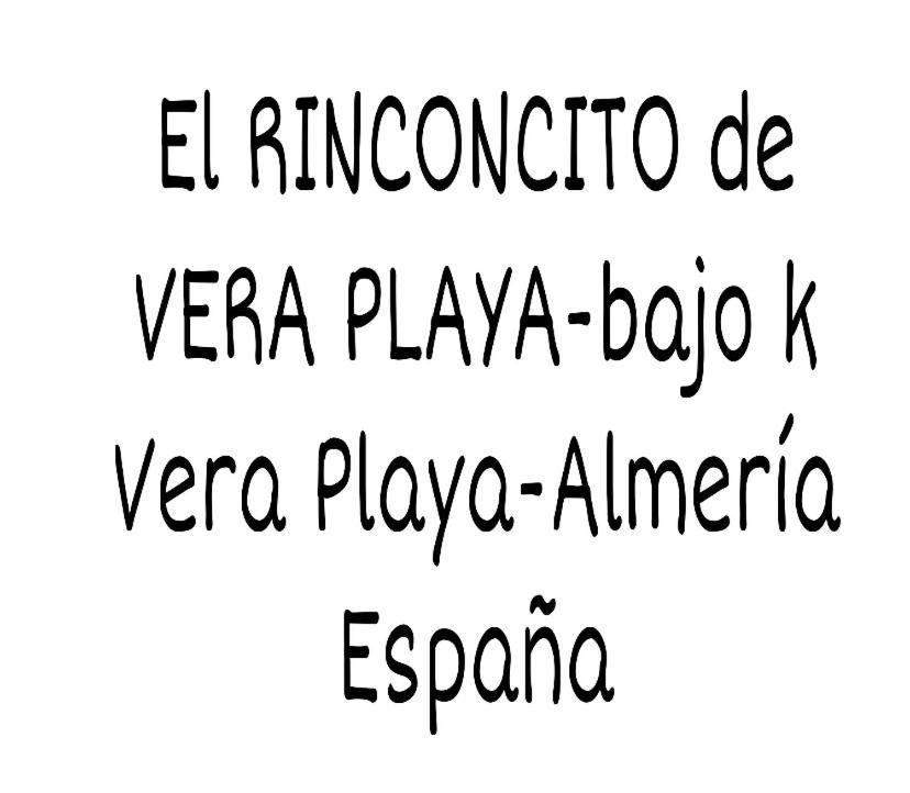 El Rinconcito De Vera Playa-Almeria Buitenkant foto